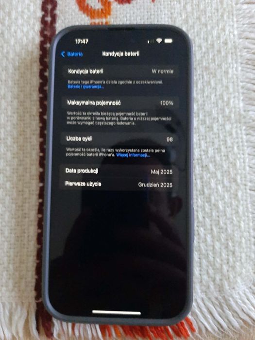 Iphone 16 pro max 256gb, 100%