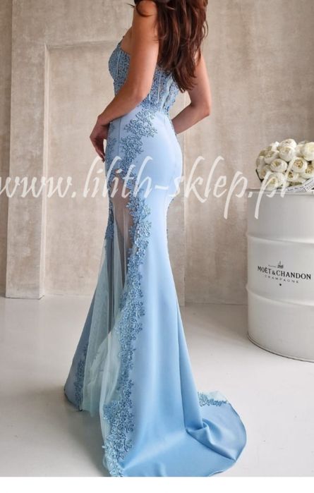 Sukienka błękitna rybka