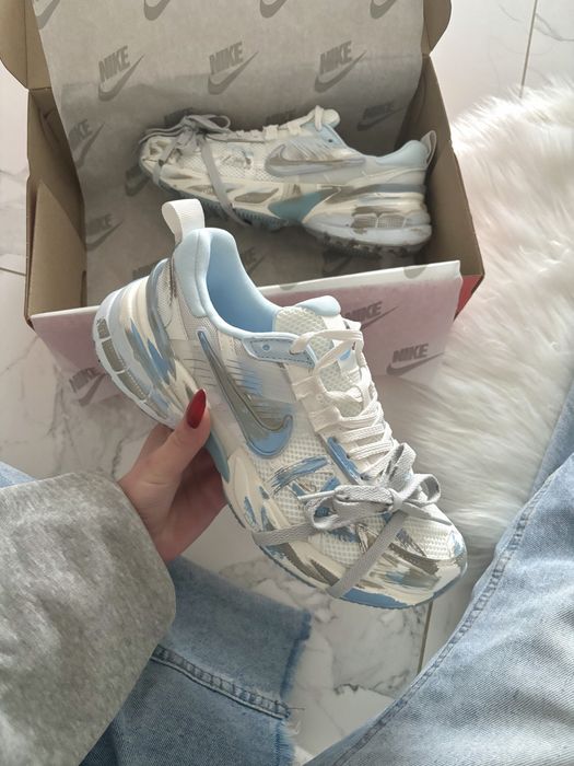 Nike V2K Run Custom White Blue (37-41)