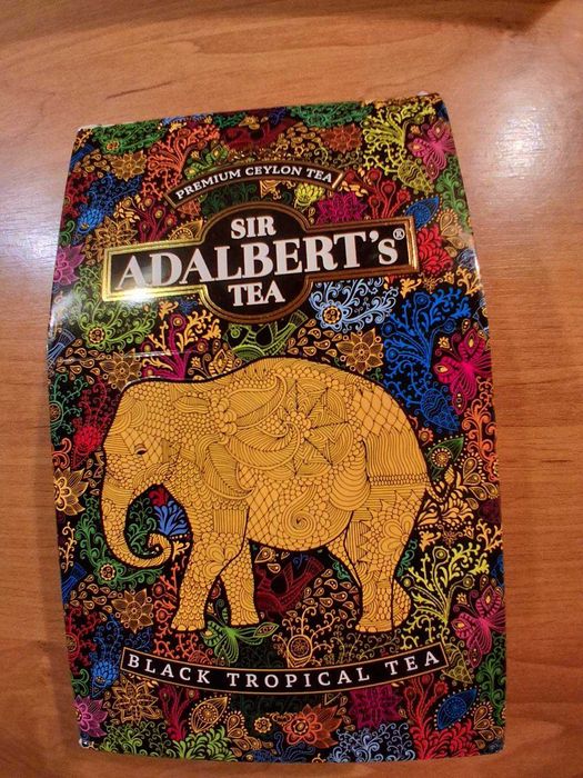 Herbata czarna, liściasta Sir Adalbert's Tea, tropical. 100 g.