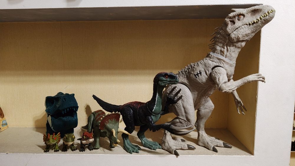 Фігурки динозаврів Jurassic world, Jurassic park, Mattel.