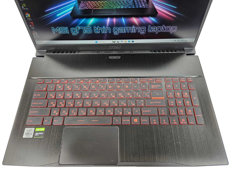 Ноутбук MSI GF75 Thin 17.3|144Гц|i5-10300H|GTX1650Ti|16GB|512GB