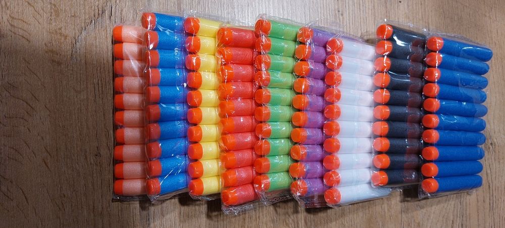 Strzałki piankowe do nerfa. 1 opakowanie. 10 szt. w okapowaniu.