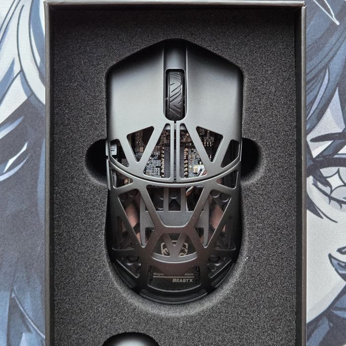 WLMOUSE Beast X Pro Black Solid Sides — Нова бездротова ігрова миша