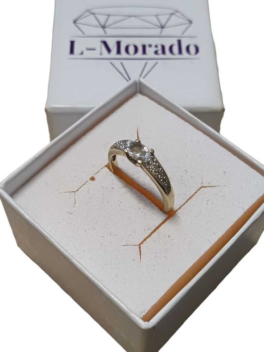 Złoty pierścionek 585 14K 2,19 g r. 11,5