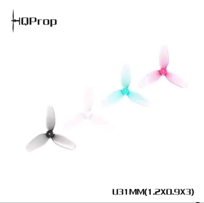 Пропелери Gemfan 1610, 40 мм, 45 мм, HQProp 31 мм, Gemfan 2023, 52 мм