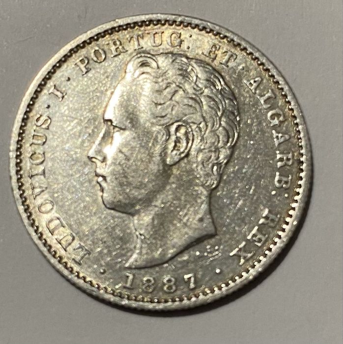 Moeda D LUIS I - 200 Reis 1887