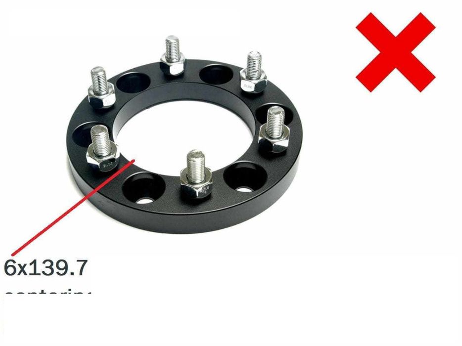 spaçadores 5x139.7 de 25mm 6x139.7 de|32mm |35| 38mm 50mm
