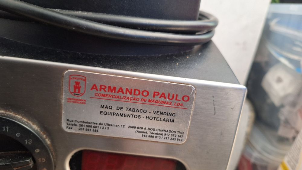 Moinho de café proficional.