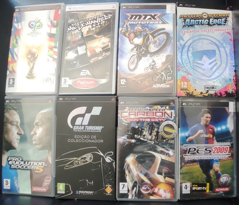 Jogos PlayStation portable Psp variados
