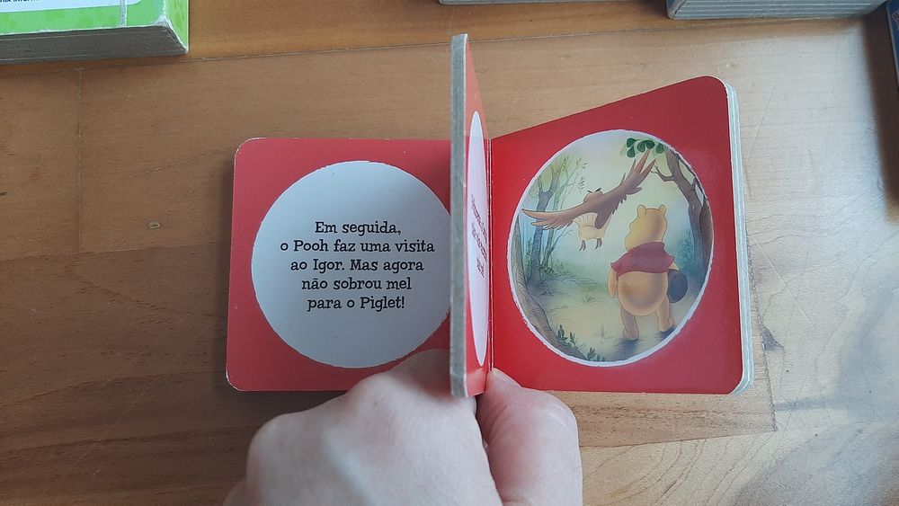 Livros folhas grossas Disney