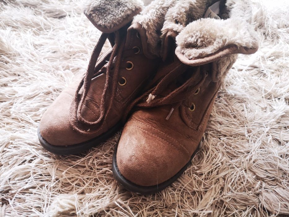 Buty brązowe zimowe rozmiar 37