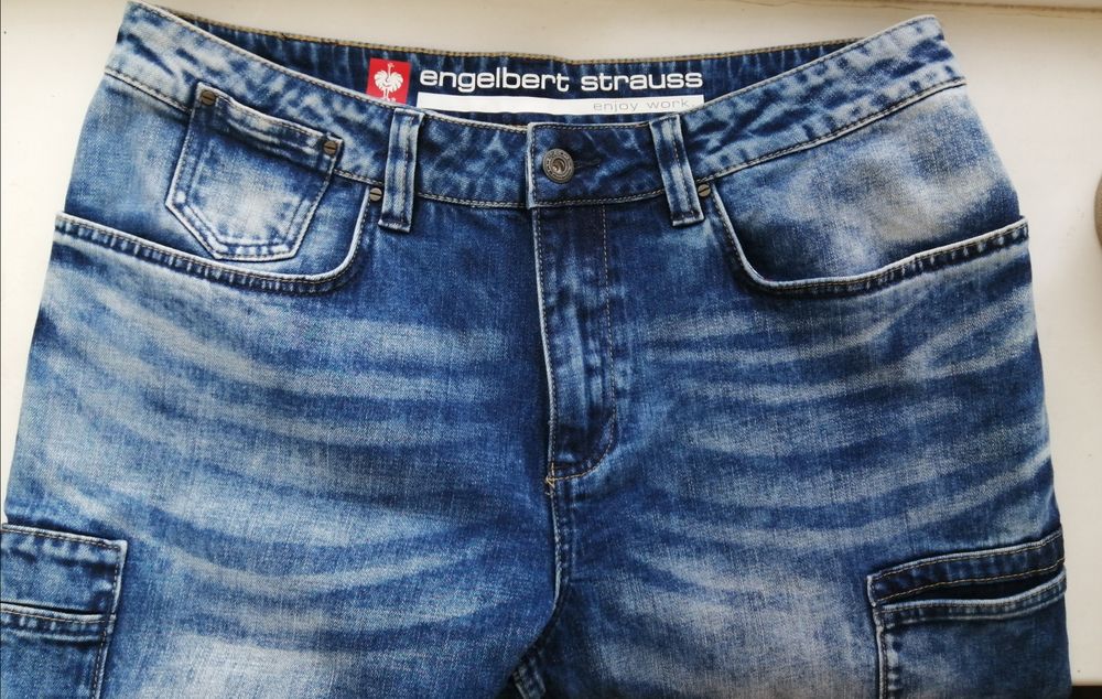 Джинси Engelbert Strauss робочі джинсові штани,чоловічі,52,M Енгельбер