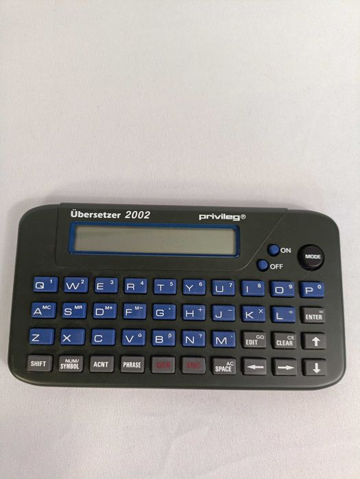 Tłumacz translator elektroniczny ubersetzer 2002 sprawny