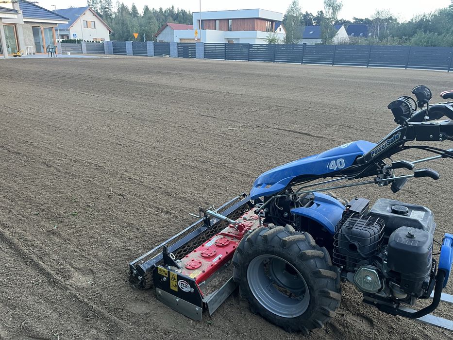 Usługi glebogryzarką separacyjną,broną,zakładanie trawników z siewu