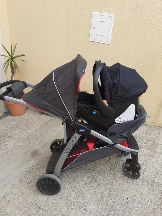 Cadeira auto (Ovo) Chicco Keyfit 0+ com base isofix - IMPECÁVEL
