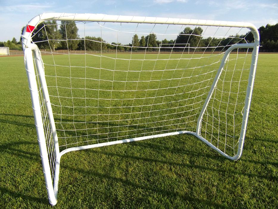 Zestaw dla dzieci 2 bramki piłkarskie z siatką bramka 125cm 2szt