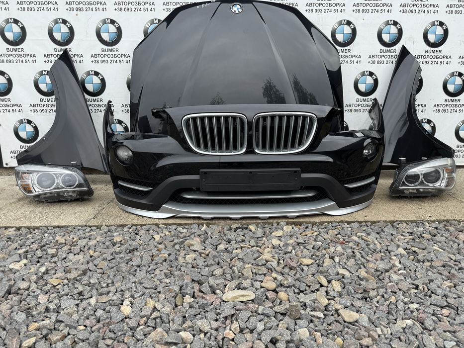 Бмв х1 е84 капот бампер  фара крило