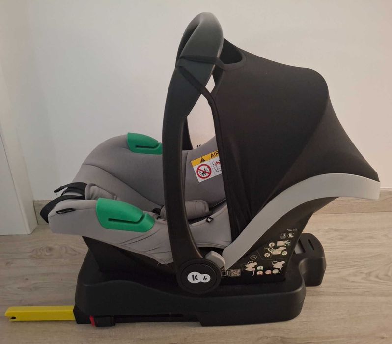 Conjunto Kinderkraft Carrinho-Ovo-Base Isofix