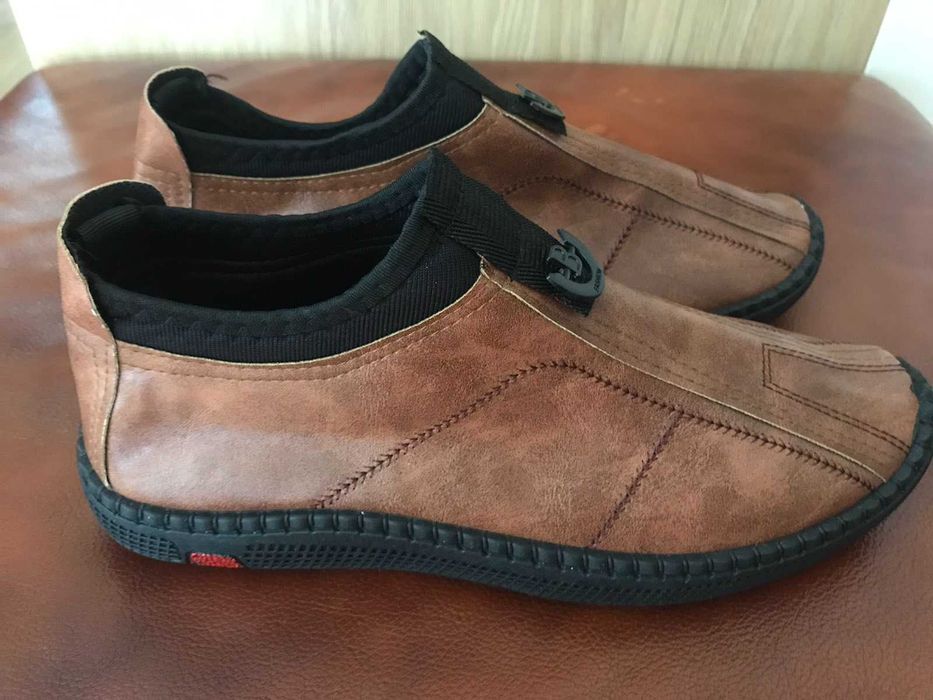 Nowe Buty botki damskie ekoskóra rozm. 42 jasny brąz