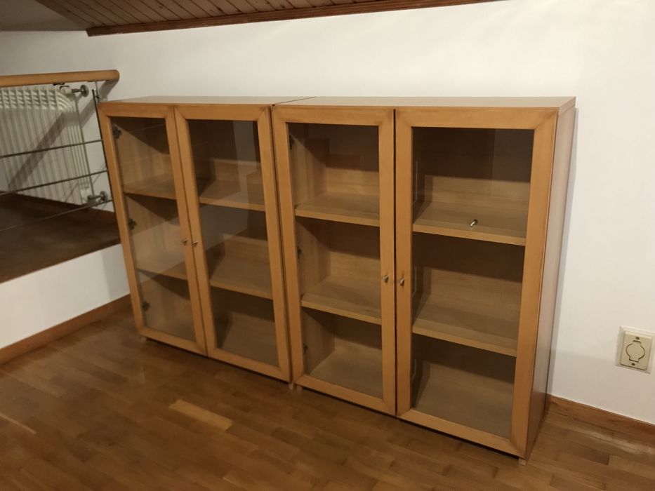 Vitrines sala Faia / Modulos prateleiras Habitat