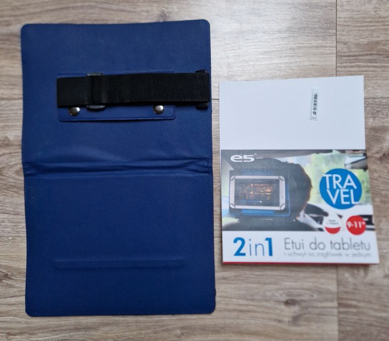 Etui na tablet e5 Travel 2w1 9-11" (niebieski)