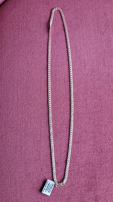 Srebrny łańcuszek 55 cm, 925