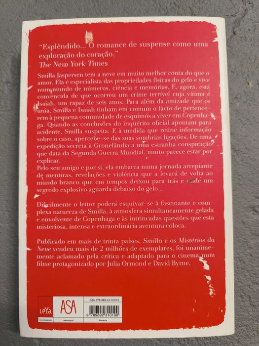 Smilla e os Mistérios da Neve — Peter Høeg (ASA)