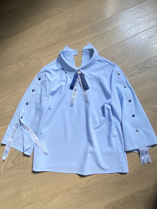 Костюм шкільний (блузка, брюки-кюлоти, кофта) для дівчики