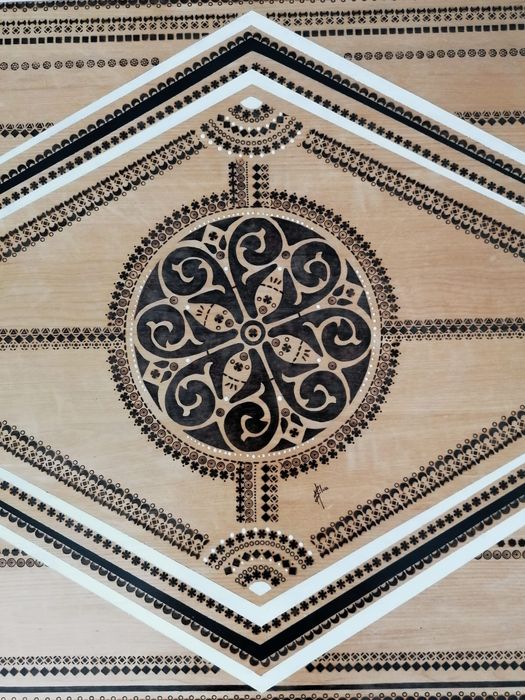 Mesa de centro restaurada