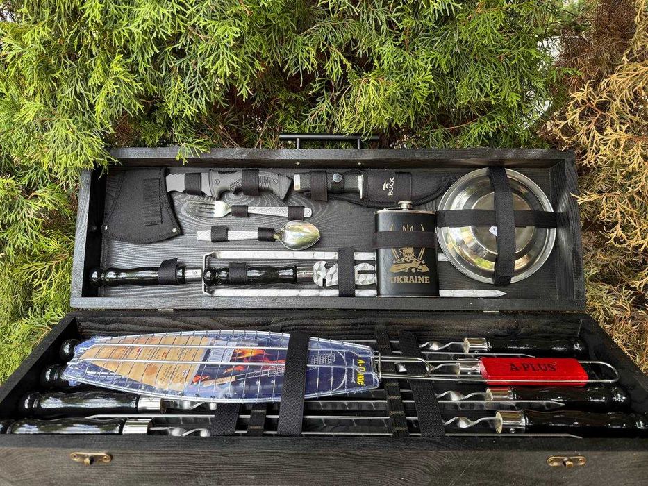 Крутой Набор шампуров на подарок тестю, мужу, брату, другу куму,