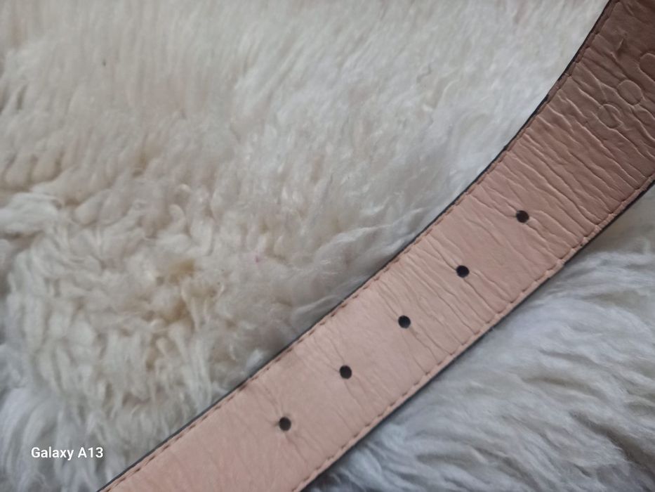 Gucci czarny pas 110cm