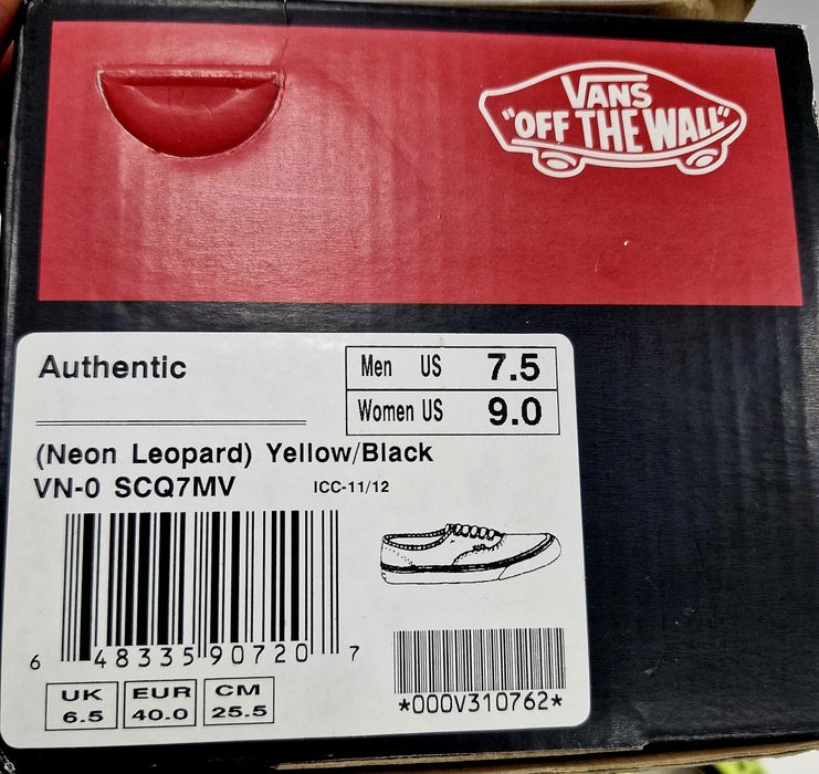 Buty Vans damskie 40 – Neon Leopard