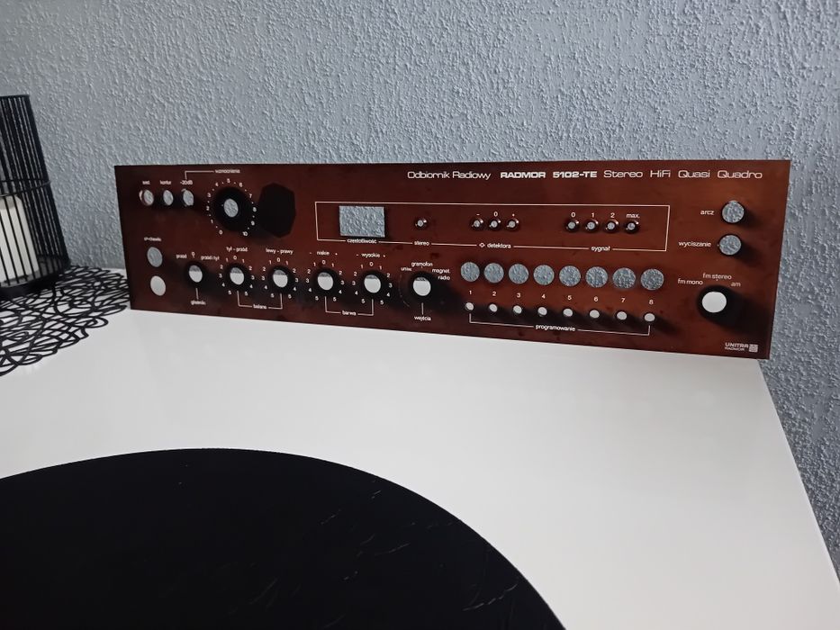 Panel płyta czołowa Unitra Radmor 5102TE