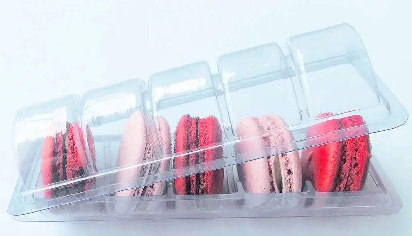 Embalagem para 5 macarons - 20 unidades
