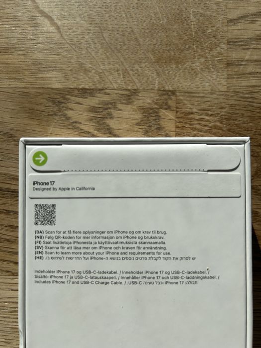 iPhone 17 256GB NOVO – Caixa Selada / Nunca Usado