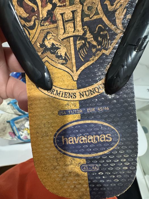 Chinelos havaianas Harry Potter casas 43-44 BRA 45-46 EUR