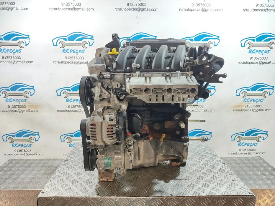 Motor Completo Renault Clio mk2 Fase 2 II 1.4i 16v 98cv K4JB711 K4J711