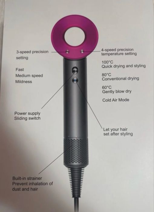Secador Profissional NOVO e selado (envio grátis)