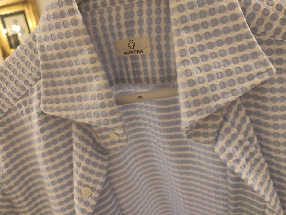 Camisas de homem com colarinho alto italiano