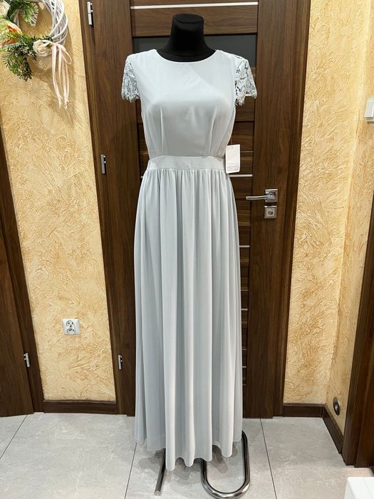 NOWA sukienka balowa dluga koronka M