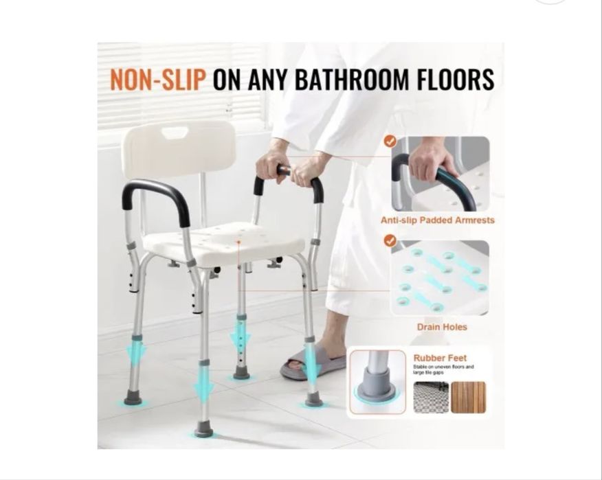 Cadeira de Banho Vevor - 158KG