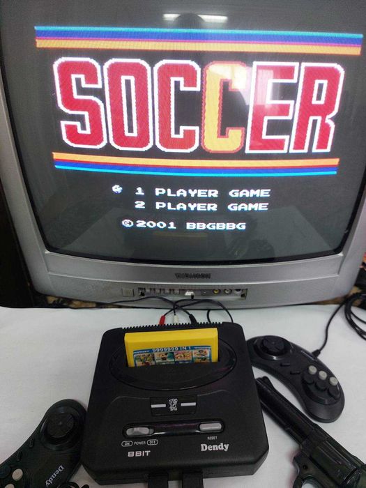 Денді повний комплект відмінний стан з іграми, ігрова приставка dendy.