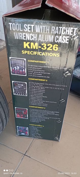 Promoção: Mala de ferramentas troley 226pcs