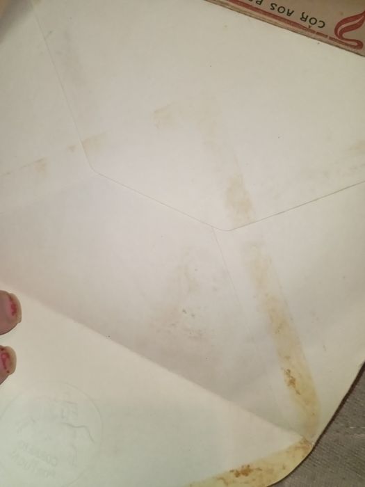 Envelope com selos de Fátima