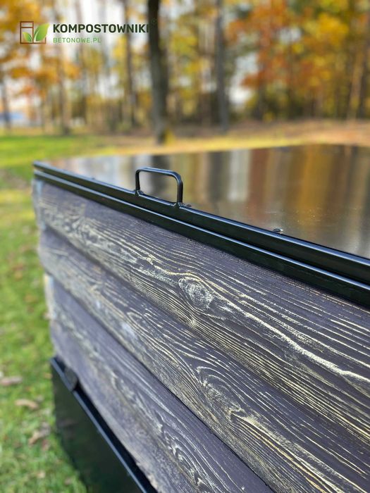 Kompostownik ogrodowy, duży kompostownik betonowy, kompostowniki