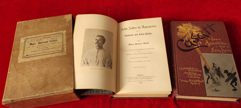 Старинные книги  Приключения майора Гаэтано Казати. 1891 год