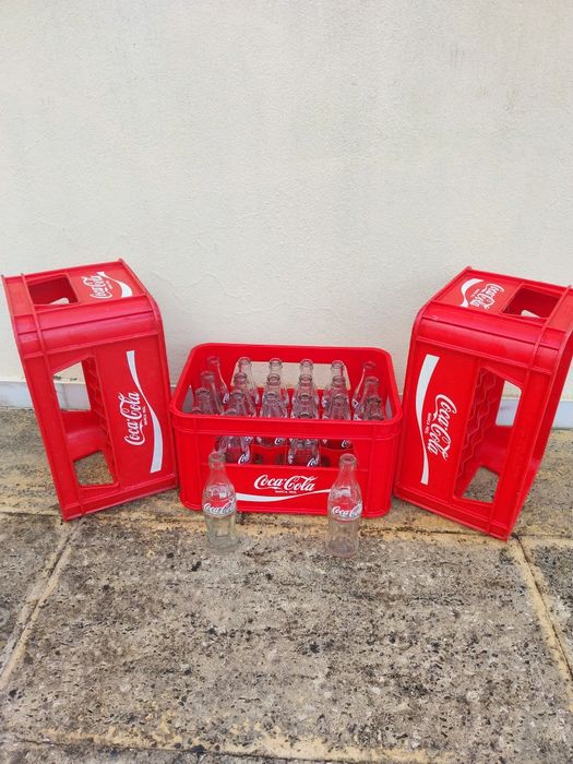 Grades e Garrafas Coca-Cola - Anos 80