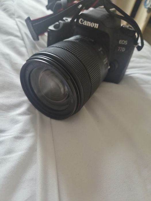 Kit Canon EOS 77D Com Objetiva Superior mais Extras