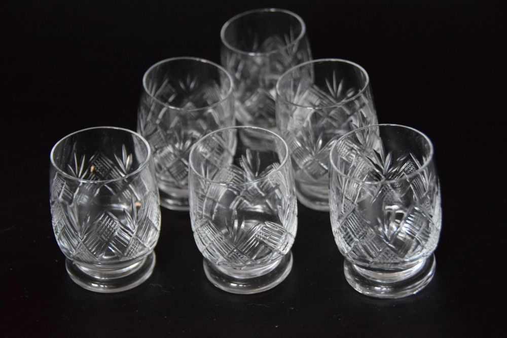 Рюмки хрустальные 80 мл 6 шт, чарки кришталеві, кришталь